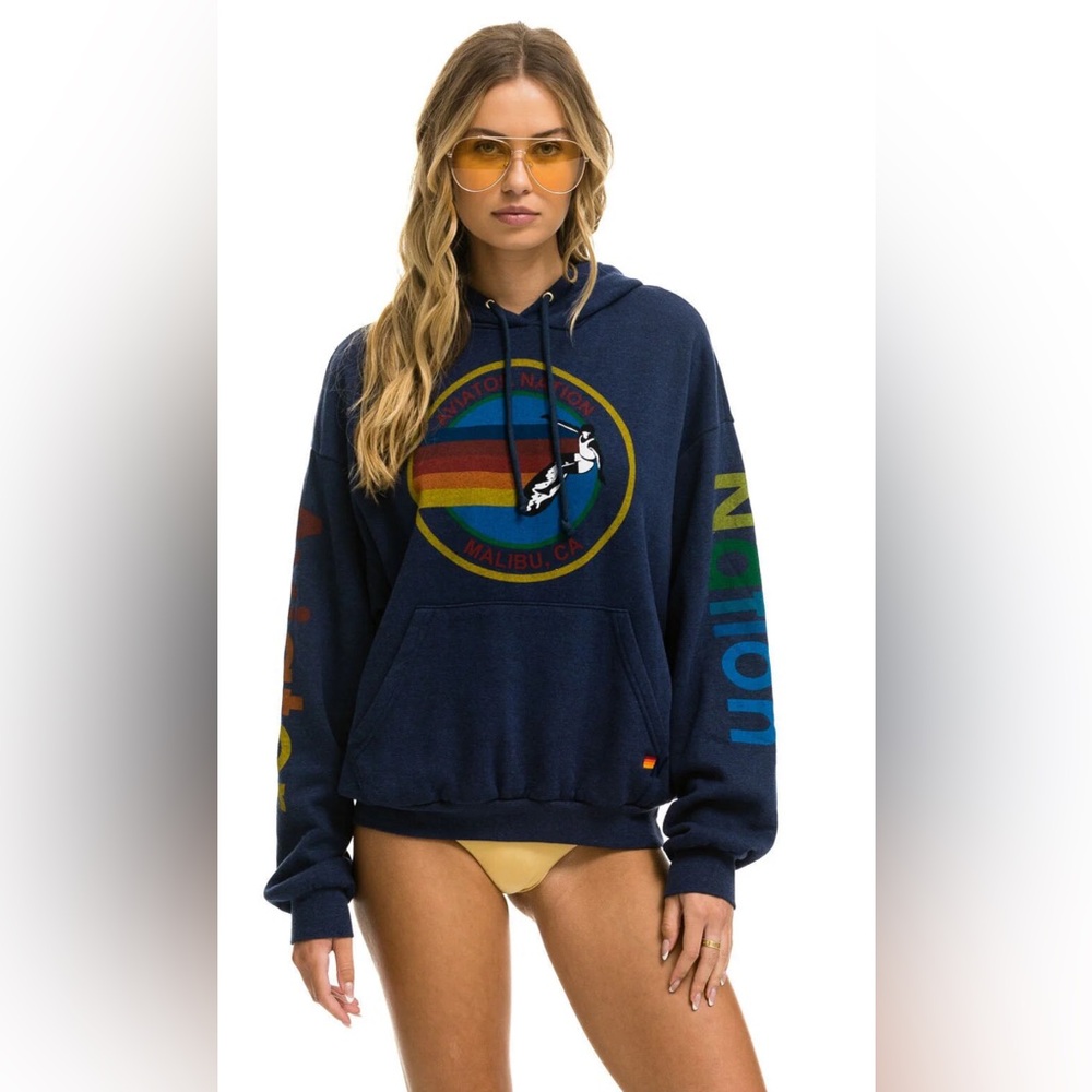 Aviator Nation - Relaxed Pullover Hoodie - Venice, CA